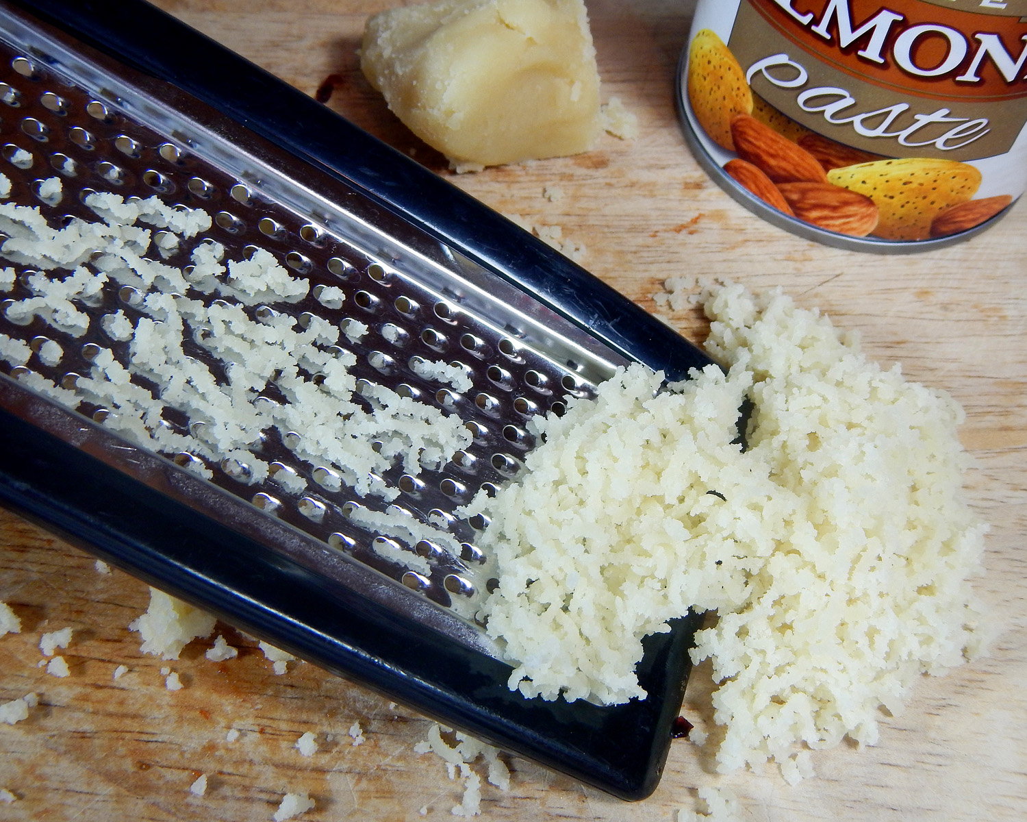 Grating Almond Paste