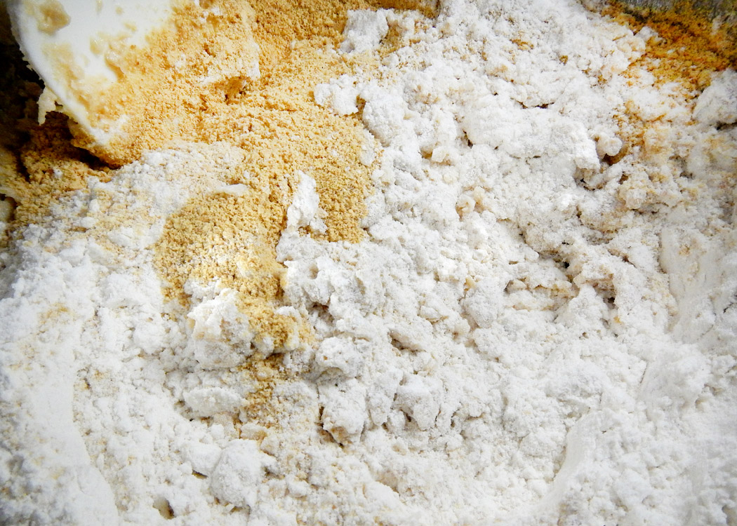Flour and Graham Cracker Crumbs