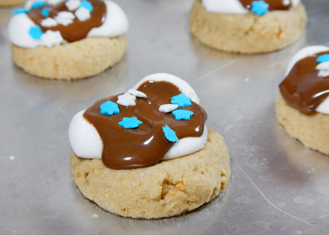 Sprinkles on S'more Cookies