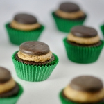 Thin Mint Cupcakes with Thin Mint Frosting and Thin Mint Truffle Filling