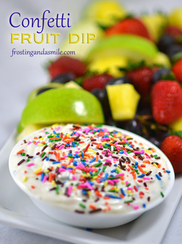Confetti Fun Yogurt Fruit Dip