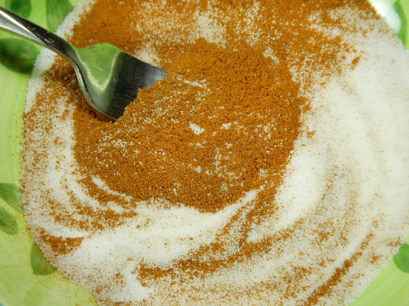 Cinnamon and Sugar in a Bowl