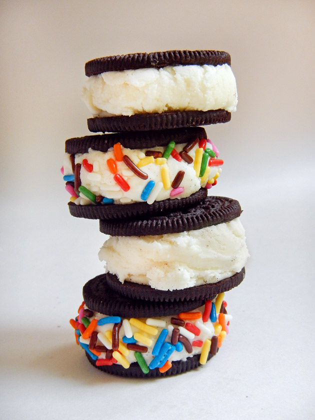 Oreo Cookie Ice Cream Sandwiches