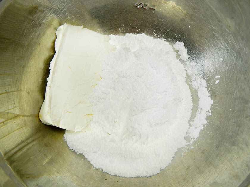 Cream Cheese and Powdered Sugar 