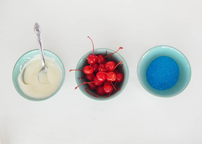 Alcohol soaked cherry ingredients