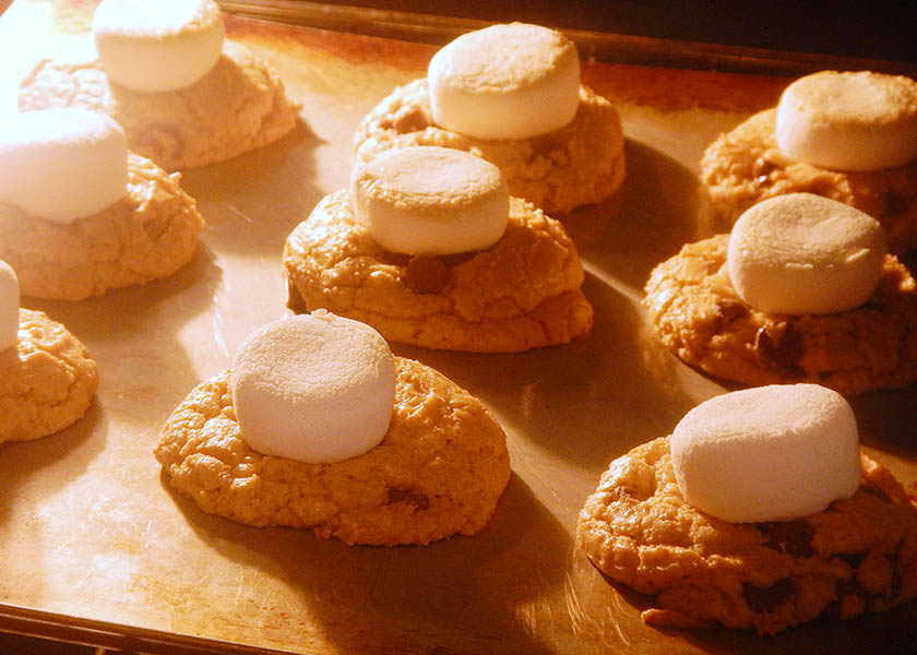 S'more Cookies Under the Broiler