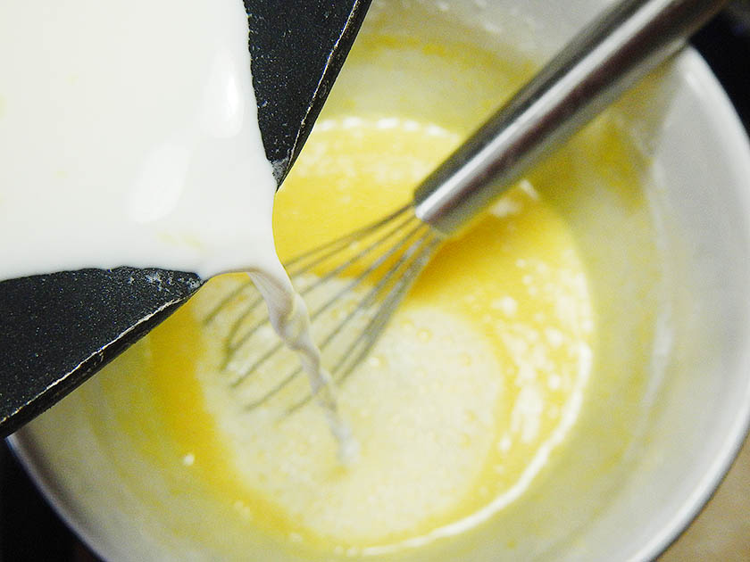 Making Lemon Pastry Cream